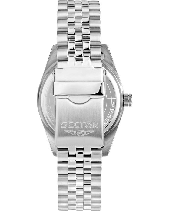 SECTOR 240 Silver Stainless Steel Bracelet