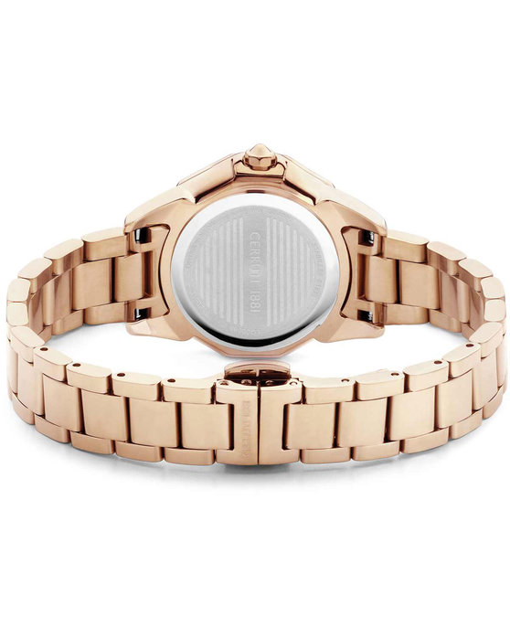 CERRUTI Jesina Crystals Rose Gold Stainless Steel Bracelet