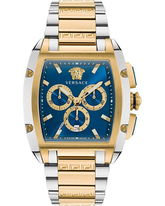 VERSACE Dominus Chronograph Two Tone Stainless Steel Bracelet