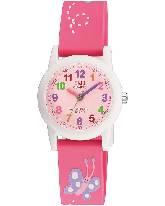 Q&Q Kids Fuchsia Plastic Strap