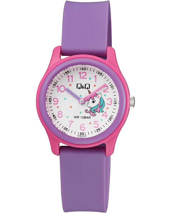 Q&Q Kids Purple Plastic Strap