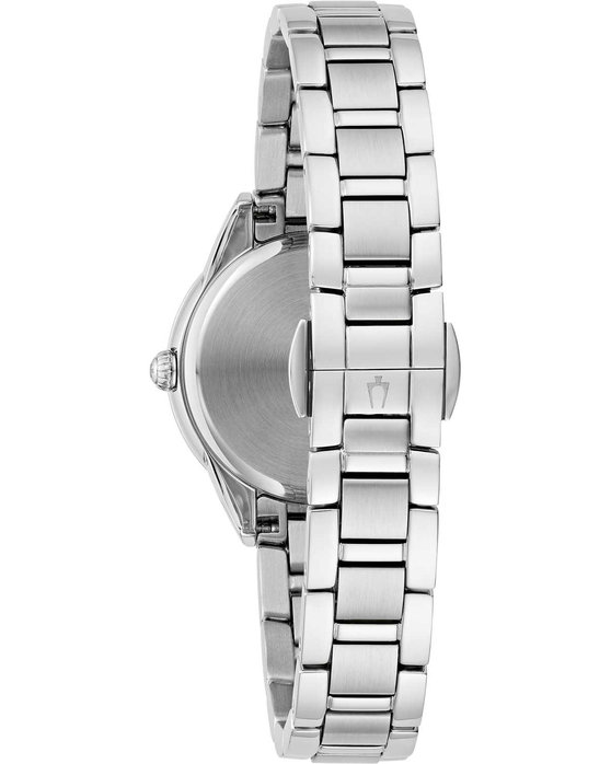 BULOVA Sutton Diamonds Silver Stainless Steel Bracelet