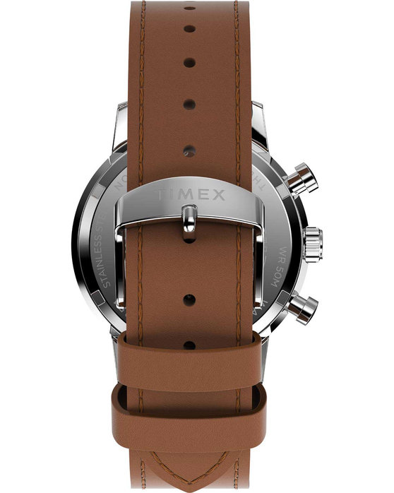 TIMEX Marlin Chronograph Brown Leather Strap