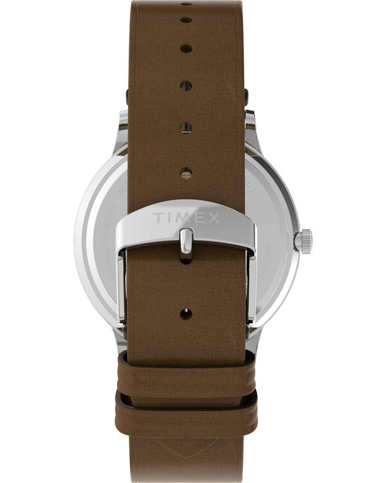 TIMEX Waterbury Traditional Brown Leather Strap