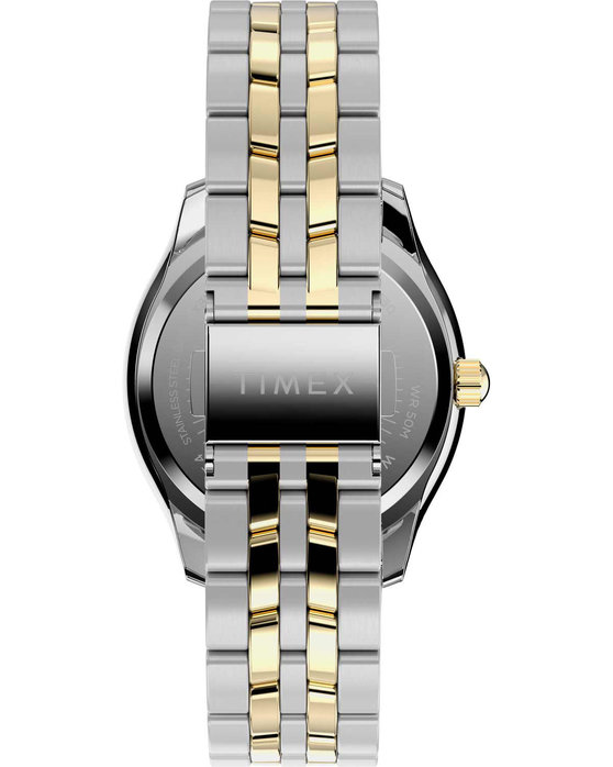 TIMEX Trend Ariana Crystals Two Tone Stainless Steel Bracelet