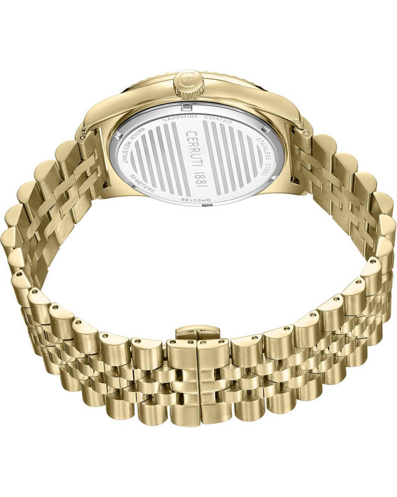 CERRUTI Baccio Gold Stainless Steel Bracelet