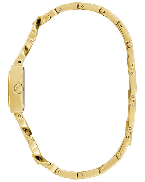 GUESS Runaway Crystals Gold Stainless Steel Bracelet