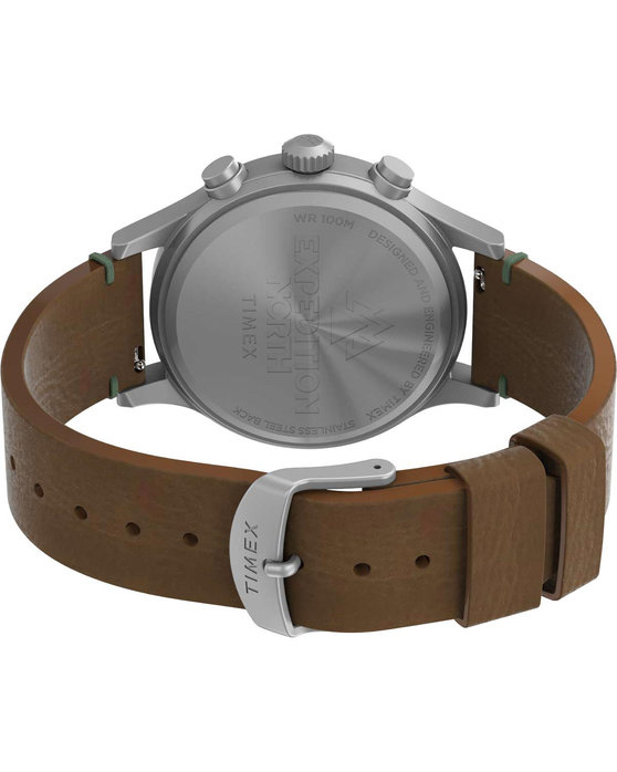 TIMEX Expedition North Sierra Chronograph Brown Biosourced Leather Strap