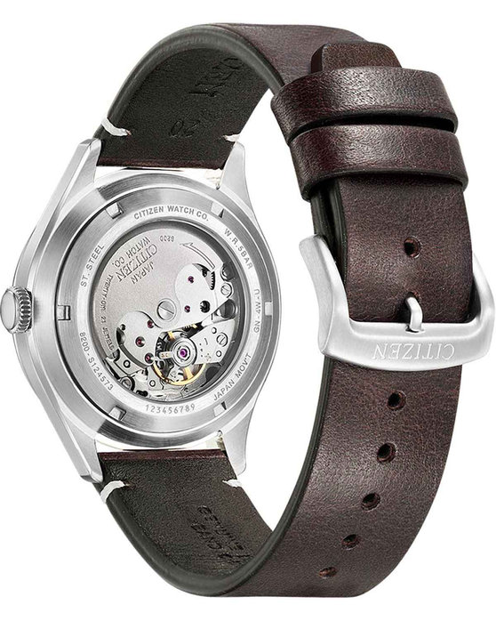 CITIZEN Automatic Brown Leather Strap