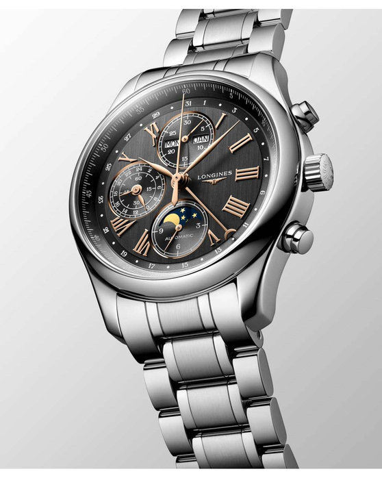 LONGINES The LONGINES Master Collection Automatic Chronograph Silver Stainless Steel Bracelet