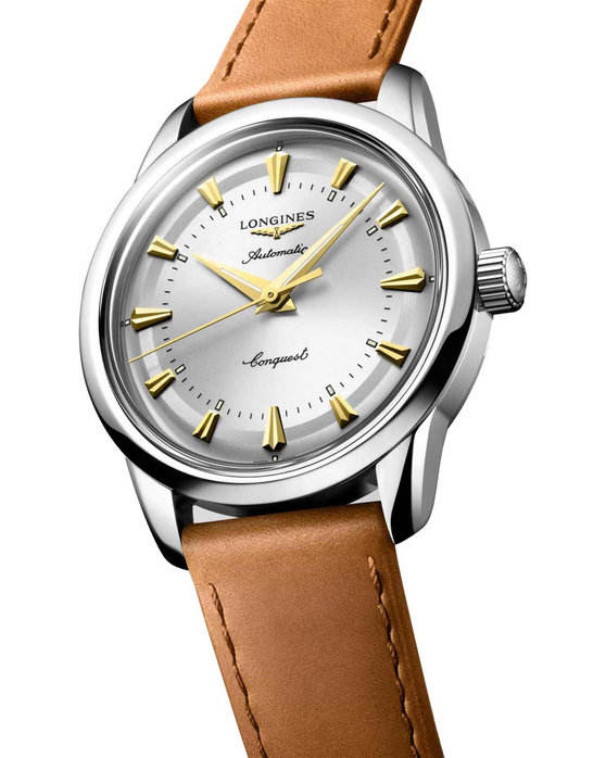 LONGINES Conquest Heritage Classic Automatic Brown Leather Strap