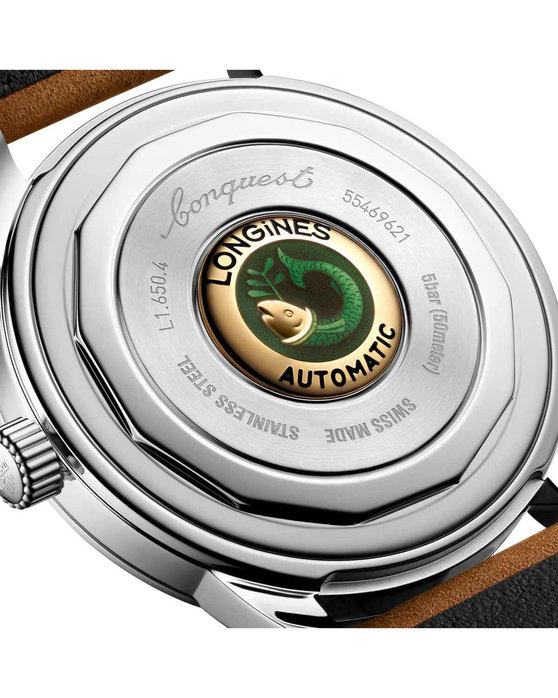 LONGINES Conquest Heritage Classic Automatic Brown Leather Strap