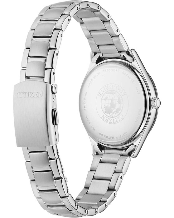 CITIZEN Eco-Drive Crystals Silver Stainless Steel Bracelet