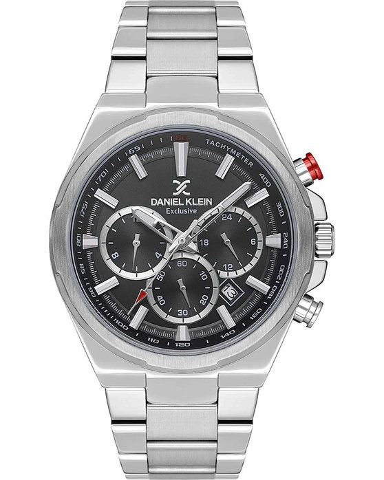 DANIEL KLEIN Exclusive Chronograph Silver Stainless Steel Bracelet