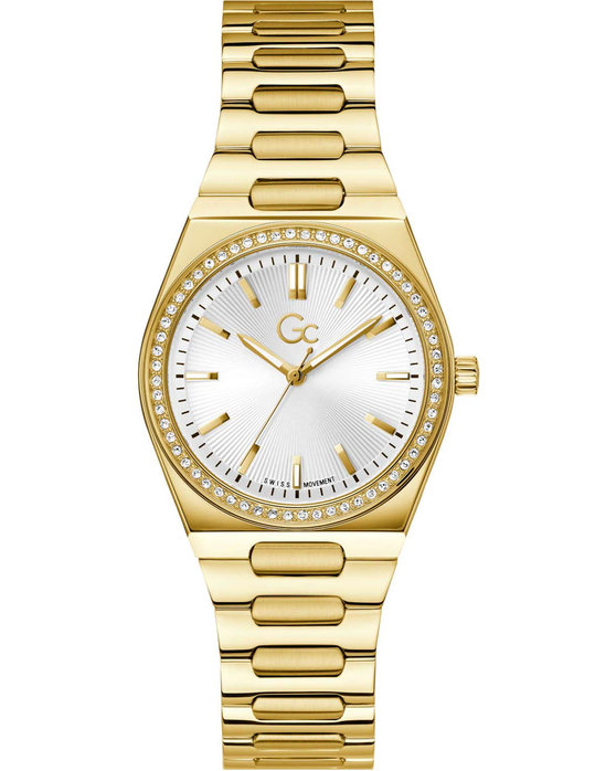 GUESS Collection Prodigy Crystals Gold Stainless Steel Bracelet