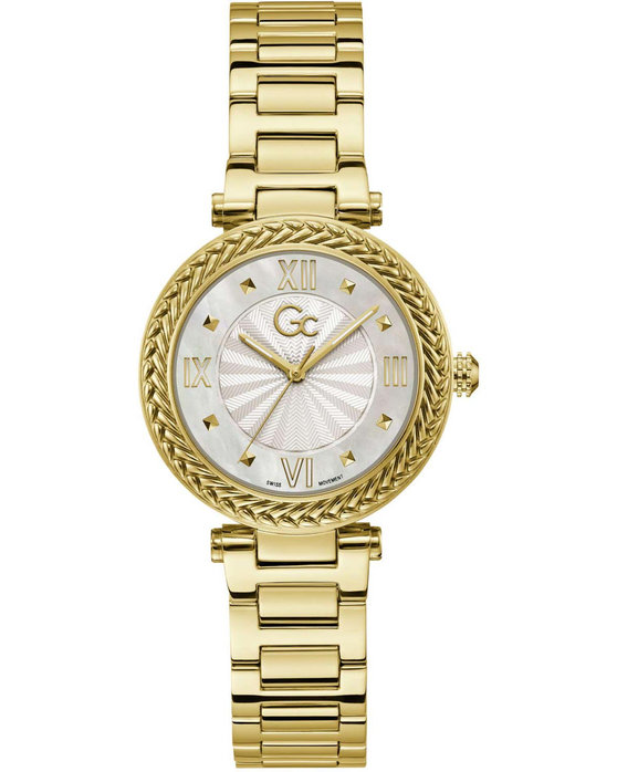 GUESS Collection Tiara Gold Stainless Steel Bracelet