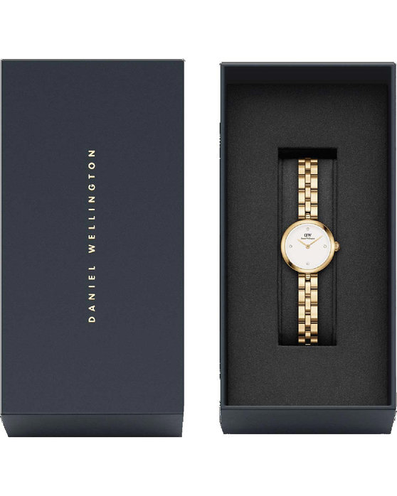 DANIEL WELLINGTON Elan Lumine Crystals Gold Stainless Steel Bracelet 22mm