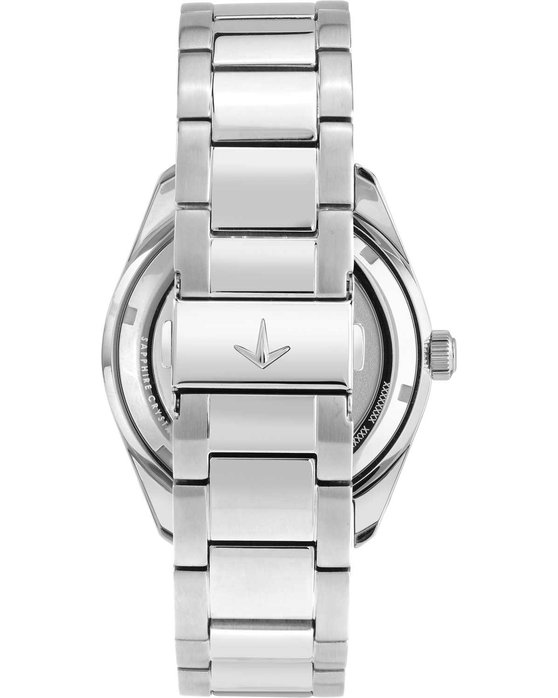 LUCIEN ROCHAT Leman Automatic Silver Stainless Steel Bracelet