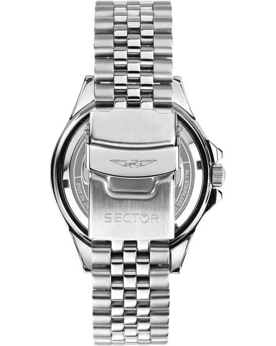 SECTOR 230 Automatic Silver Stainless Steel Bracelet Gift Set