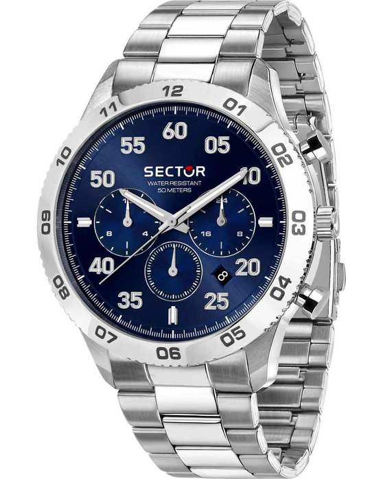 SECTOR 270 Chronograph Silver Stainless Steel Bracelet