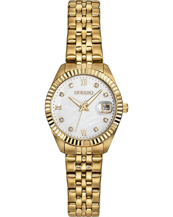 GREGIO Mallory Petit Zircons Gold Stainless Steel Bracelet