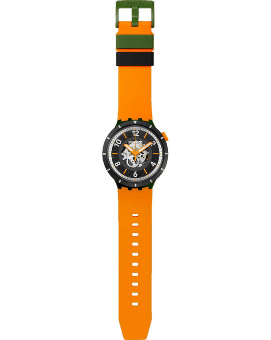 SWATCH Power of Nature Fall-iage Orange Silicone Strap
