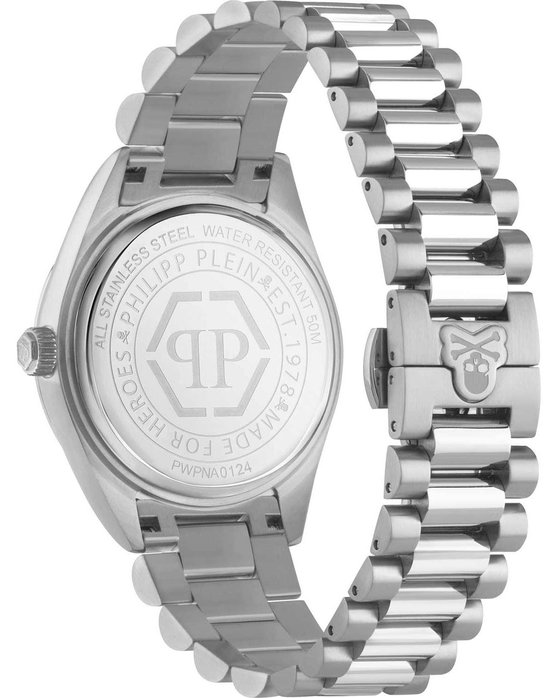 PHILIPP PLEIN Superlative Silver Stainless Steel Bracelet