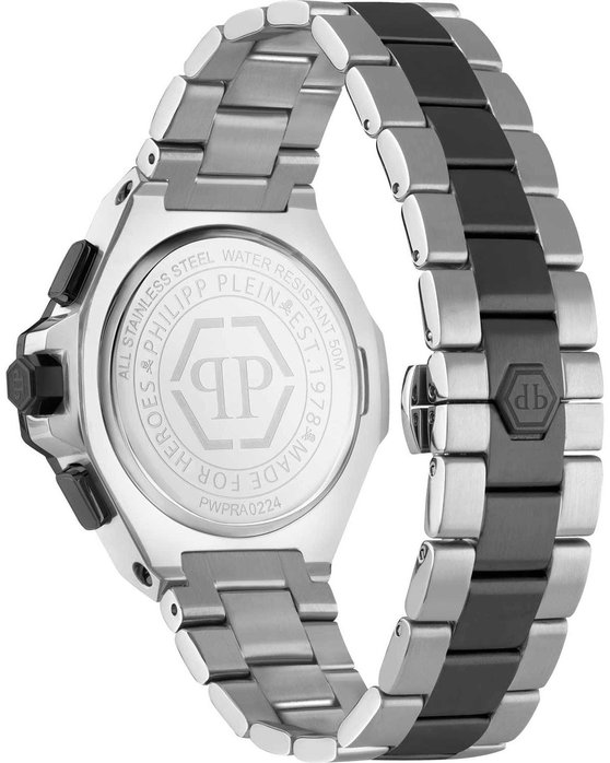 PHILIPP PLEIN Royal Chronograph Two Tone Stainless Steel Bracelet