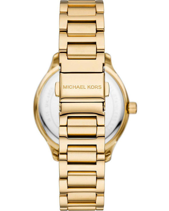 MICHAEL KORS Sage Crystals Gold Stainless Steel Bracelet