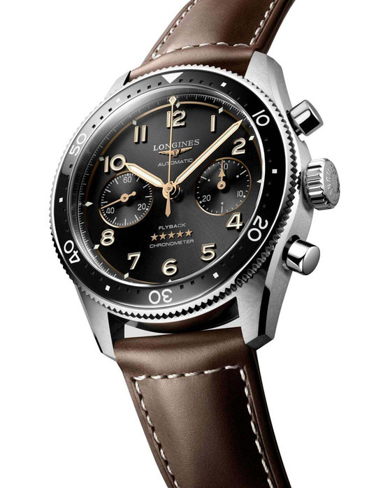 LONGINES Spirit COSC Automatic Brown Leather Strap