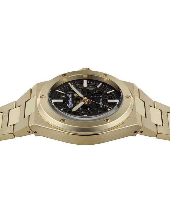 INGERSOLL Baller Automatic Gold Stainless Steel Bracelet