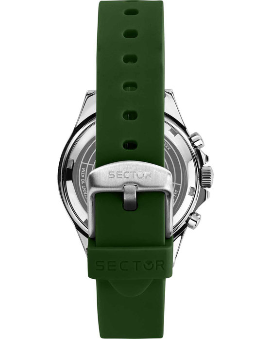 SECTOR 230 Chronograph Green Plastic Strap