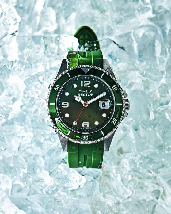 SECTOR 230 Green Plastic Strap