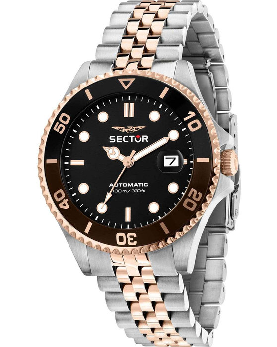 SECTOR 230 Automatic Two Tone Stainless Steel Bracelet