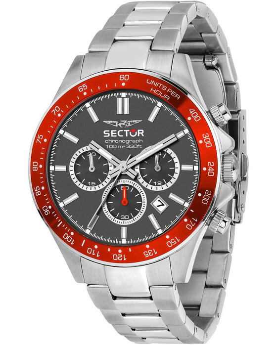 SECTOR 230 Chronograph Silver Stainless Steel Bracelet