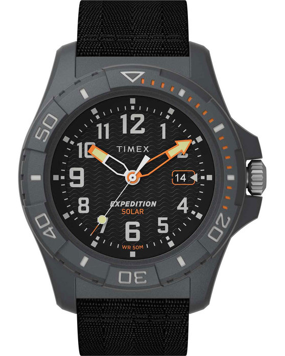 TIMEX Expedition North Freedive Ocean Solar Black Plastic Strap