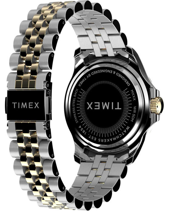 TIMEX Kaia Crystals Two Tone Stainless Steel Bracelet