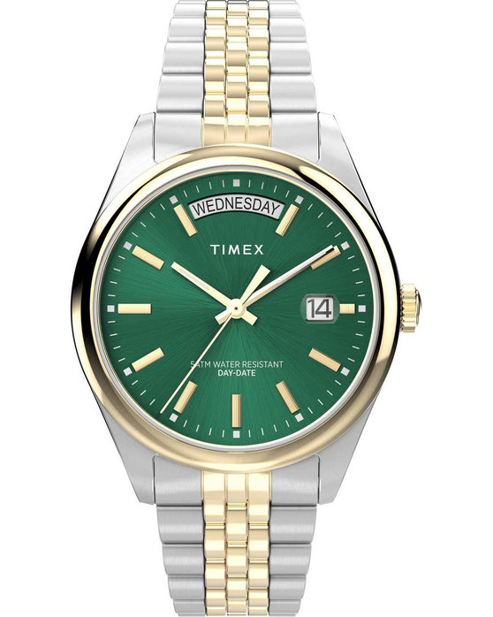 TIMEX Legacy Two Tone Stainless Steel Bracelet