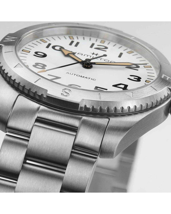 HAMILTON Khaki Field Expedition Automatic Silver Stainless Steel Bracelet