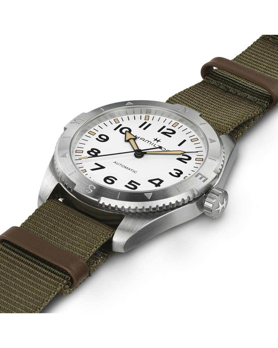 HAMILTON Khaki Field Expedition Automatic Khaki Fabric Strap