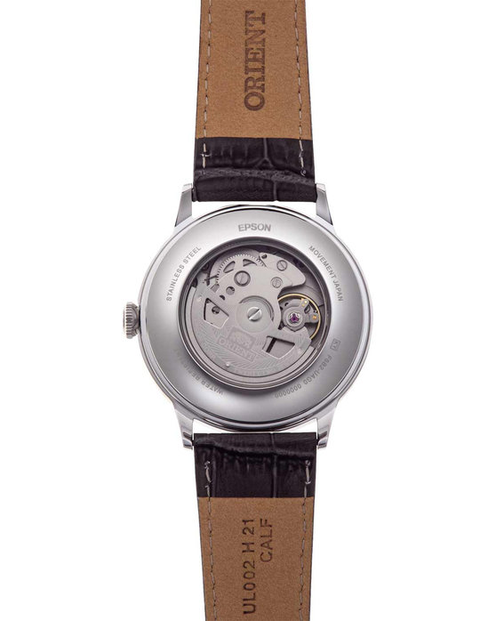 ORIENT Classic Automatic Grey Leather Strap