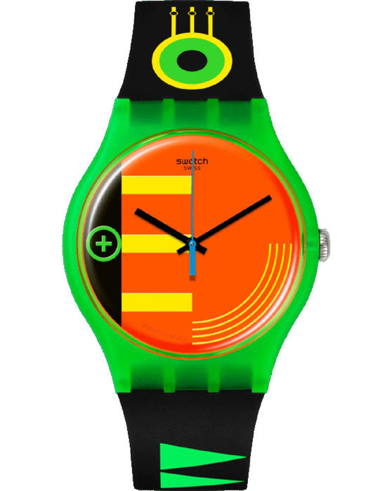 SWATCH Neon Rider Multicolor Silicone Strap