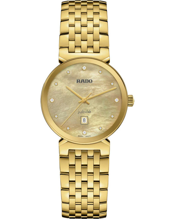 RADO Florence Diamonds Gold Stainless Steel Bracelet (R48915903)