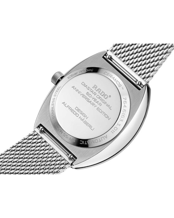 RADO DiaStar Original 60-Year Anniversary Automatic Silver Stainless Steel Bracelet Special Edition (R12163118)