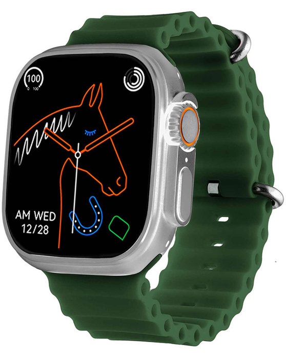 DAS.4 SU09 Smartwatch Green Silicone Strap