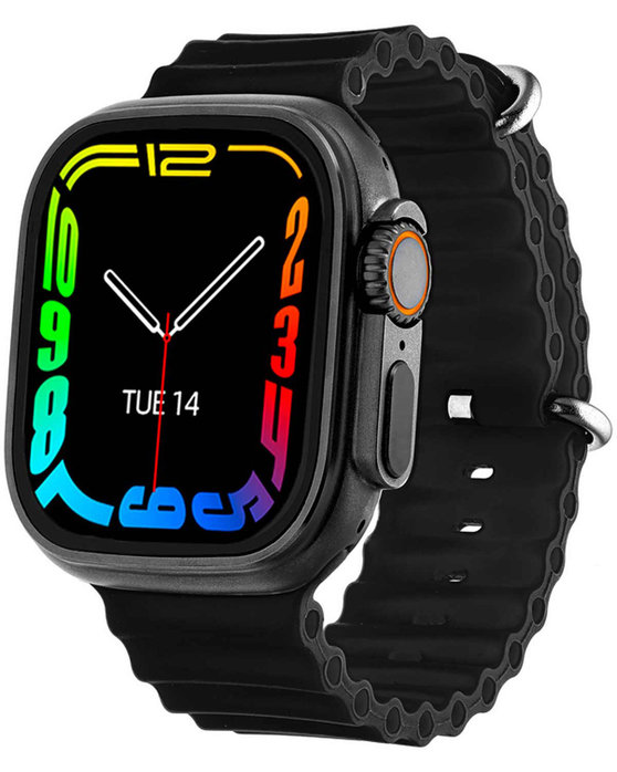 DAS.4 SU09 Smartwatch Black Silicone Strap