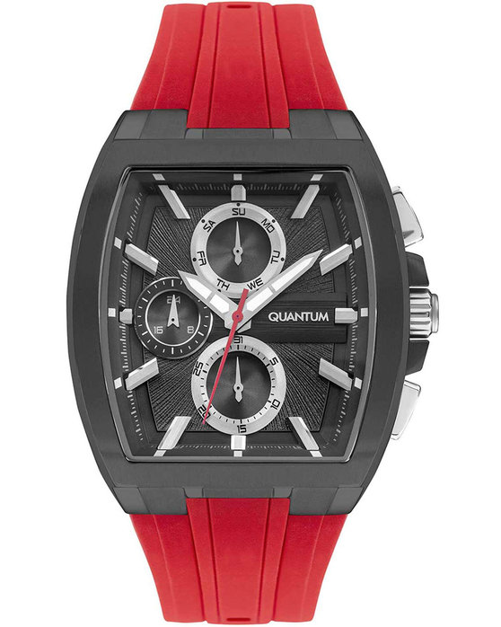 QUANTUM Hunter Red Silicone Strap