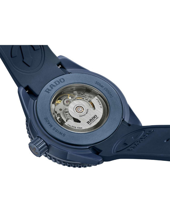 RADO Captain Cook Automatic Skeleton Blue Rubber Strap (R32153209)