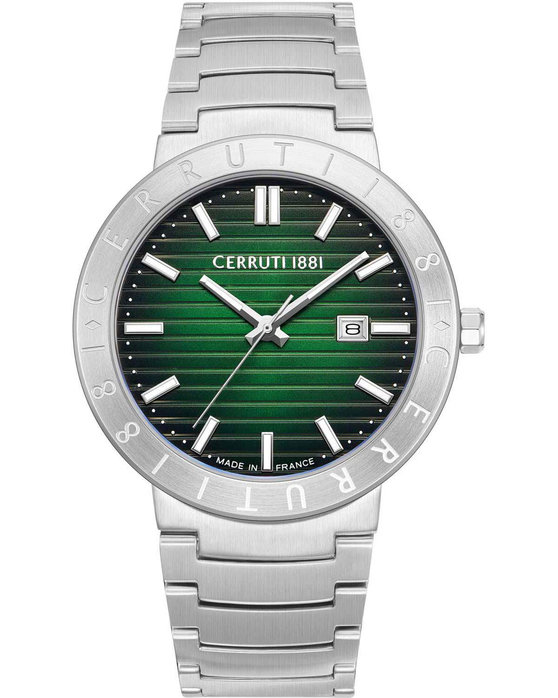 CERRUTI Filiano Silver Stainless Steel Bracelet