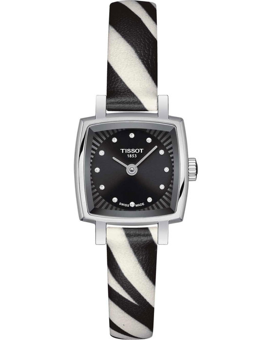 TISSOT T-Lady Lovely Diamonds Two Tone Synthetic Strap